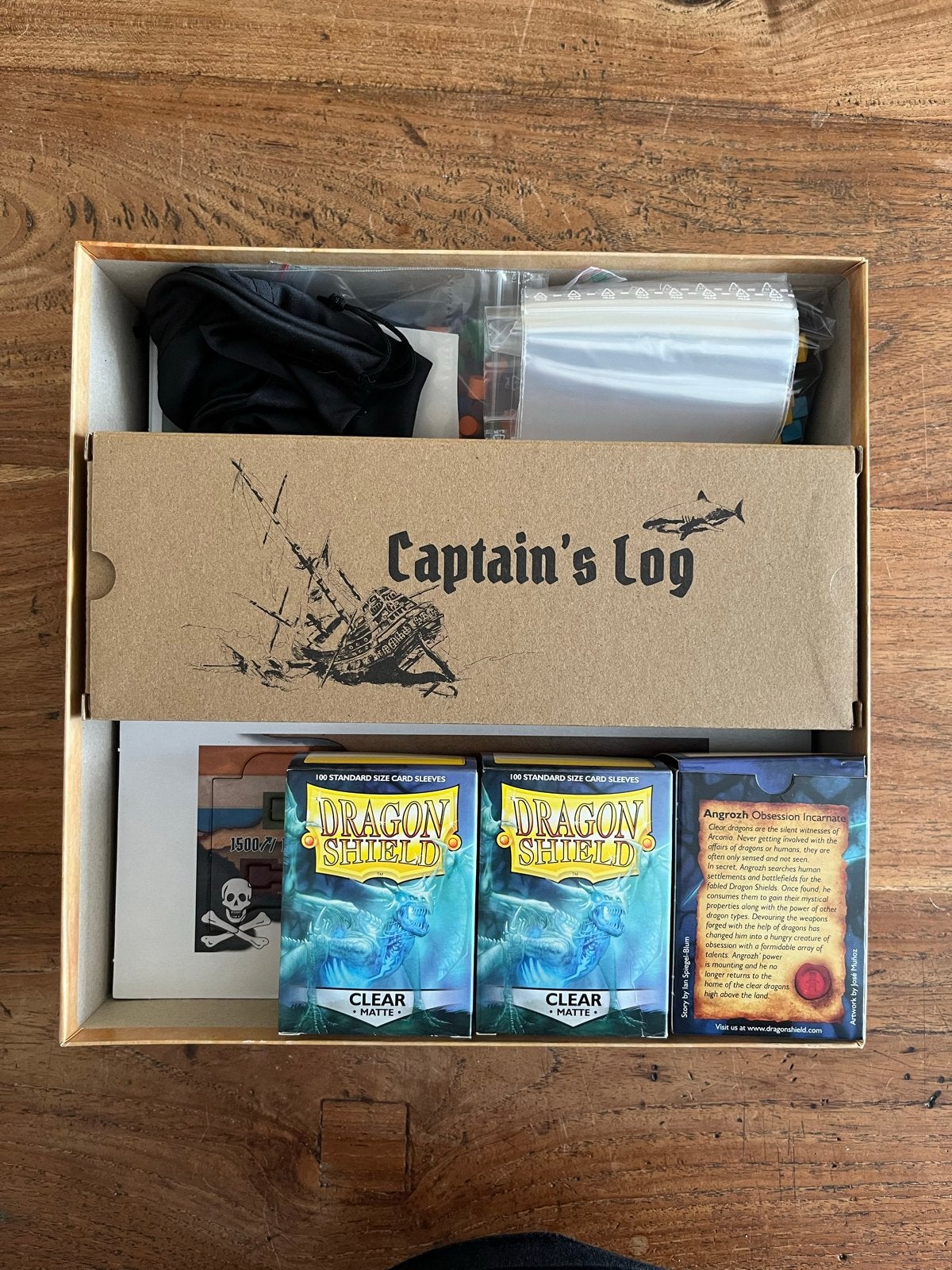 Captain's Log Bordspel - Gesorteerd & Gesleeved, Een of twee spelers, Ophalen of Verzenden, Zo goed als nieuw