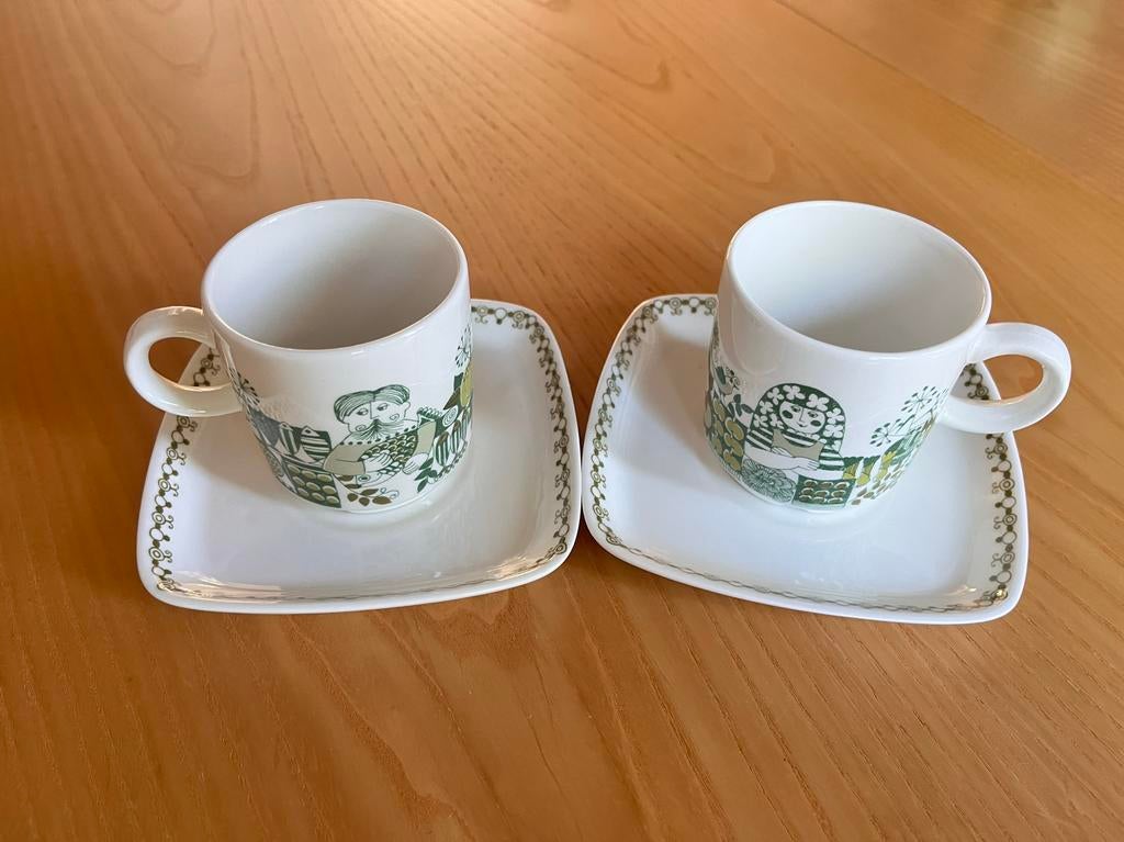 Twee Turi Design Market kop en schotels, Ophalen of Verzenden