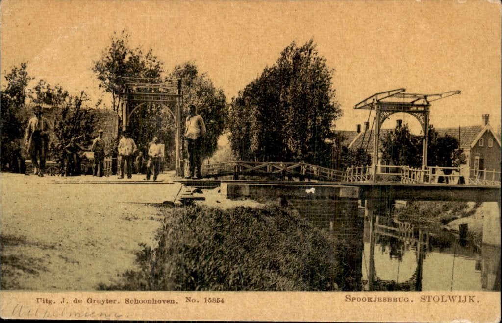 Stolwijk - SPookjesbrug - Tulp, Ophalen of Verzenden, Voor 1920, Gelopen, Zuid-Holland