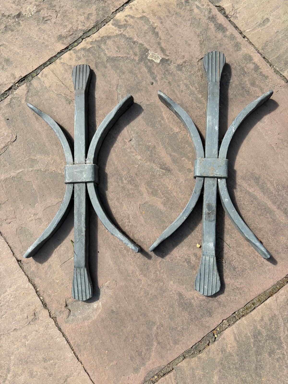 2 smeedijzeren muurankers, gevelanker, Ophalen of Verzenden, Zo goed als nieuw, 250 mm of meer