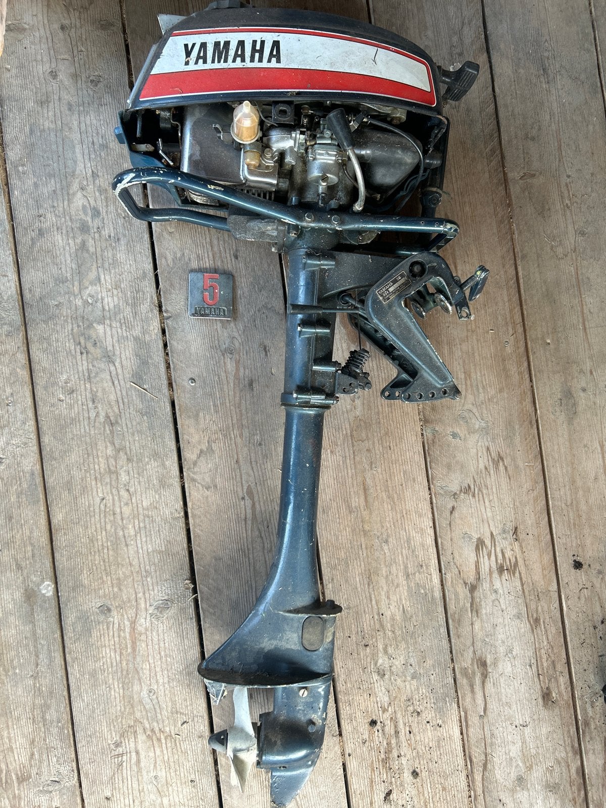 5 pk Yamaha buitenboordmotor, Watersport en Boten, Buiten- en Binnenboordmotoren, Ophalen