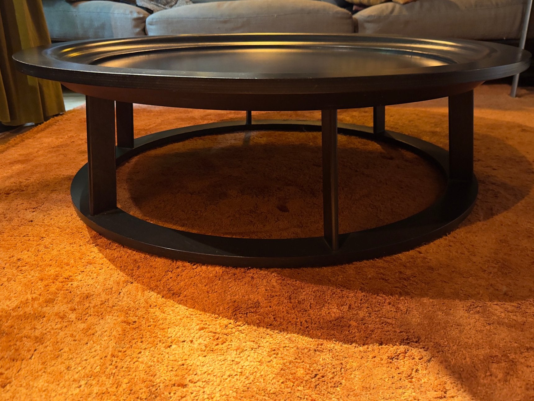 OBI Linteloo ronde salontafel 100cm design Roderick Vos, 100 tot 150 cm, |, Rond, |