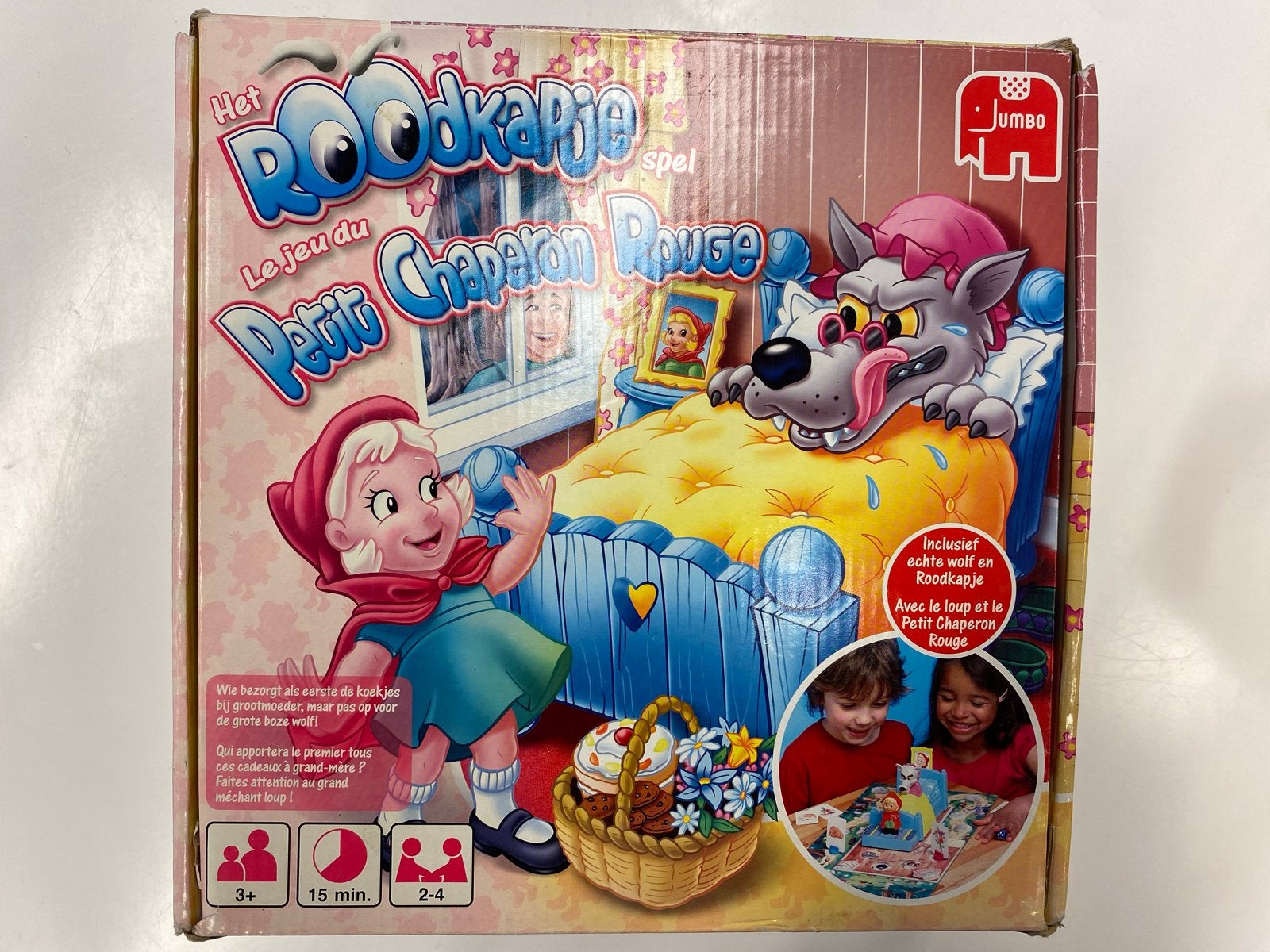 Jumbo Het Roodkapje Spel - Compleet en Zo Goed als Nieuw, Drie of vier spelers, Ophalen of Verzenden, Zo goed als nieuw
