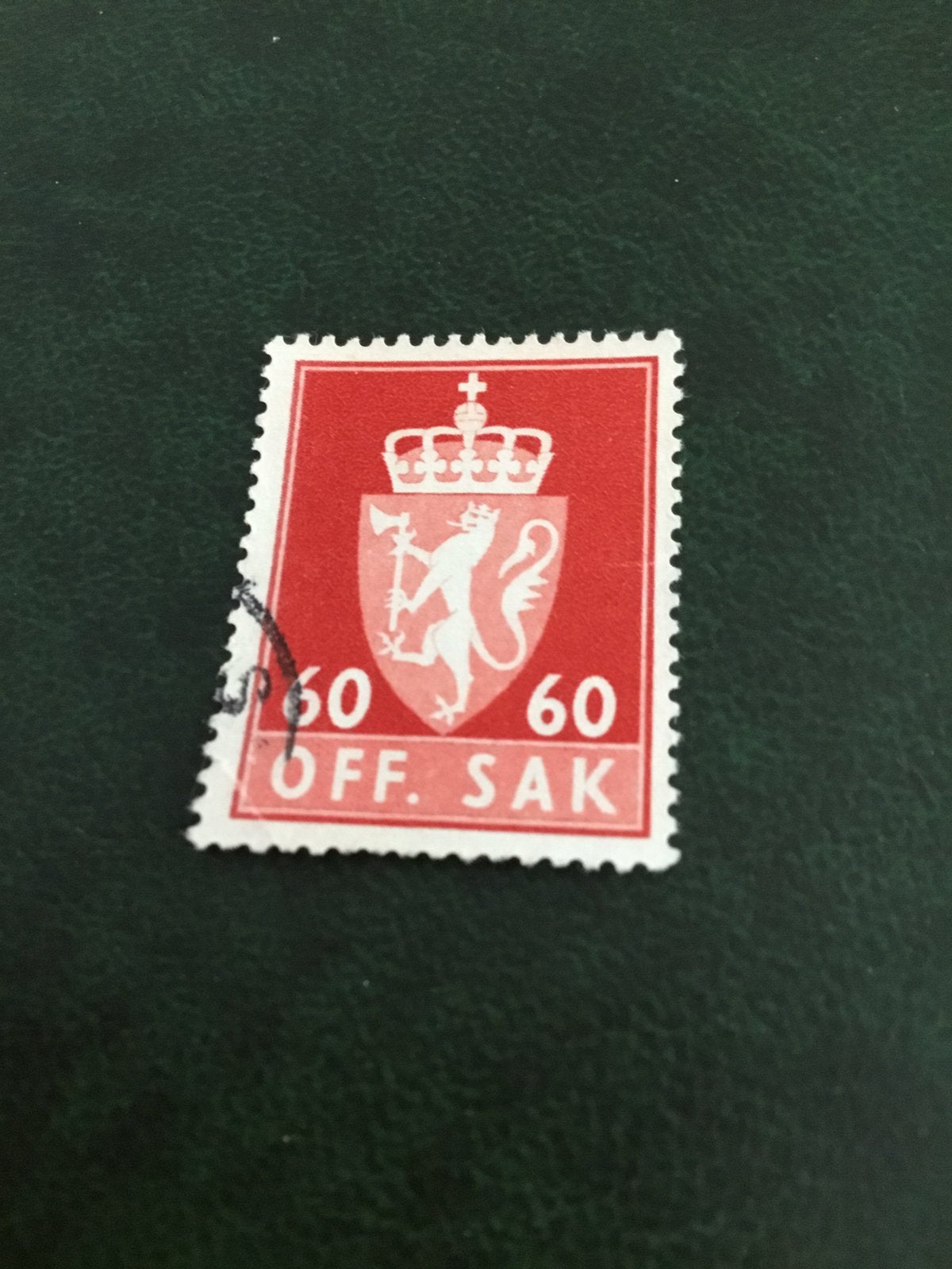 Noorwegen 60, Postzegels en Munten, Postzegels | Europa | Scandinavië, Ophalen of Verzenden, Noorwegen, Gestempeld