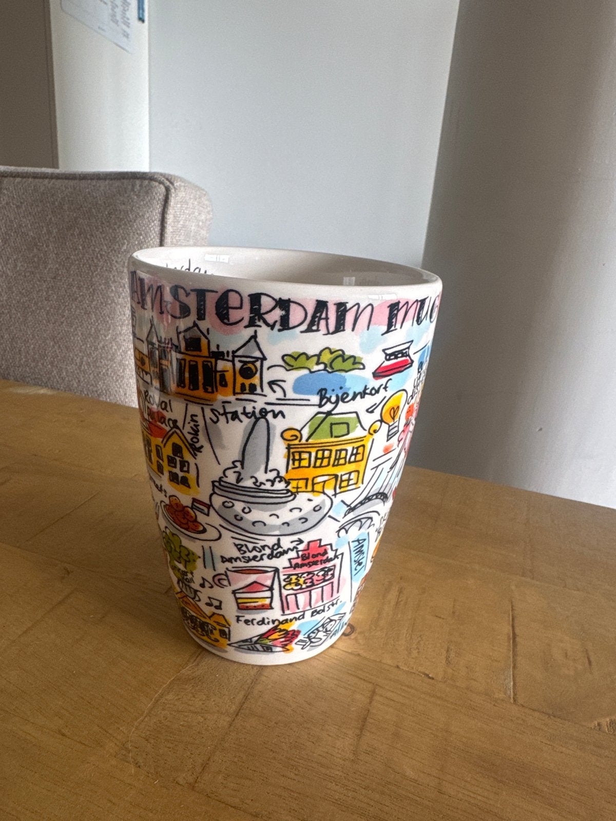 Blond Amsterdam Mok Amsterdam My Big Mug, Huis en Inrichting, Overige typen, Zo goed als nieuw, Steen/keramiek, Meerkleurig