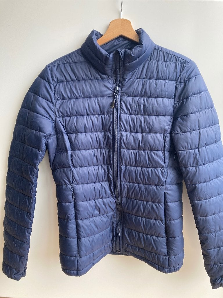 Donkerblauwe tussenjas, jas van Whistler mt. 158, Kinderen en Baby's, Meisje, Whistler, Ophalen of Verzenden, Zo goed als nieuw