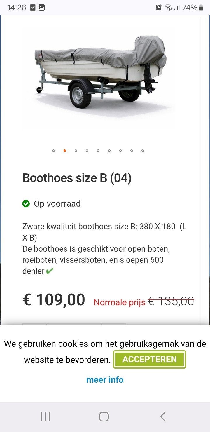 Nieuw boothoes voor diverse soorten boten., Watersport en Boten, Verzenden, Nieuw, Overige typen