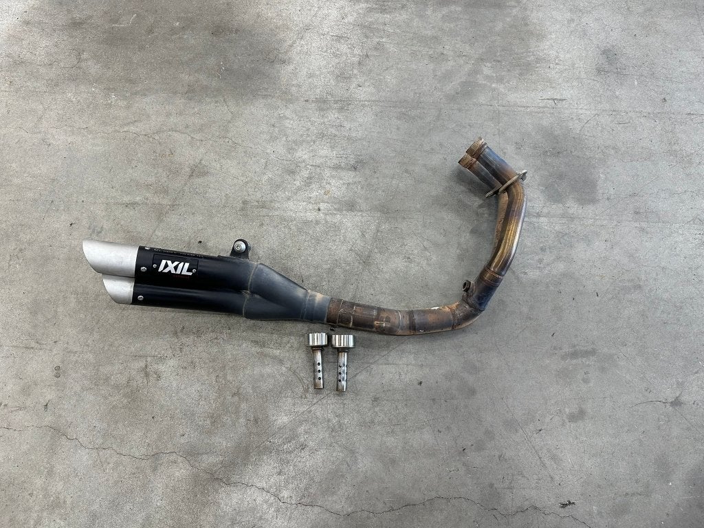 Yamaha R7 Ixil Dual Hyperlow uitlaat met e keurmerk, Ophalen of Verzenden, Gebruikt