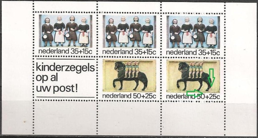 Kinder blok 1083 PM 3 XXX. ADV. no.5 I., Verzenden, Na 1940, Postfris