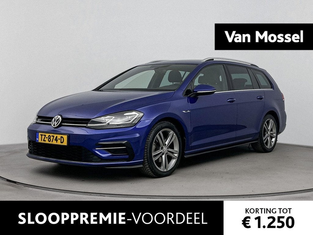 Volkswagen Golf Variant 1.5 TSI Highline Business R 150PK |, Voorwielaandrijving, 12 maanden, 4 cilinders, Blauw