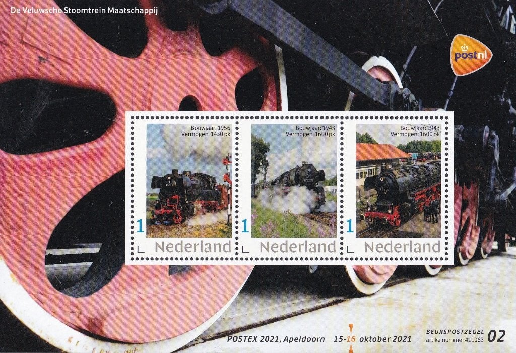 Beurspostzegels – Postex 2021, Apeldoorn – 2021-02, Verzenden, Na 1940, Postfris