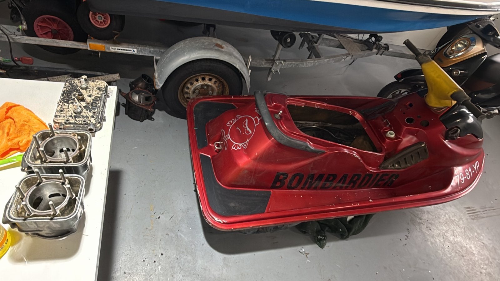 Seadoo XP Bombardier (1995) - Project Jetski, Watersport en Boten, Ophalen of Verzenden, Gebruikt