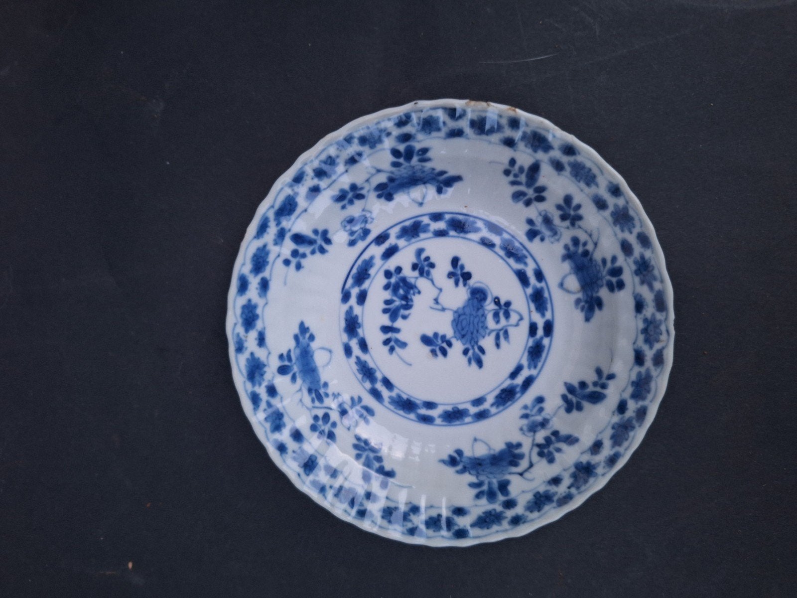Kangxi schoteltje Chinees porselein 18e, Ophalen of Verzenden