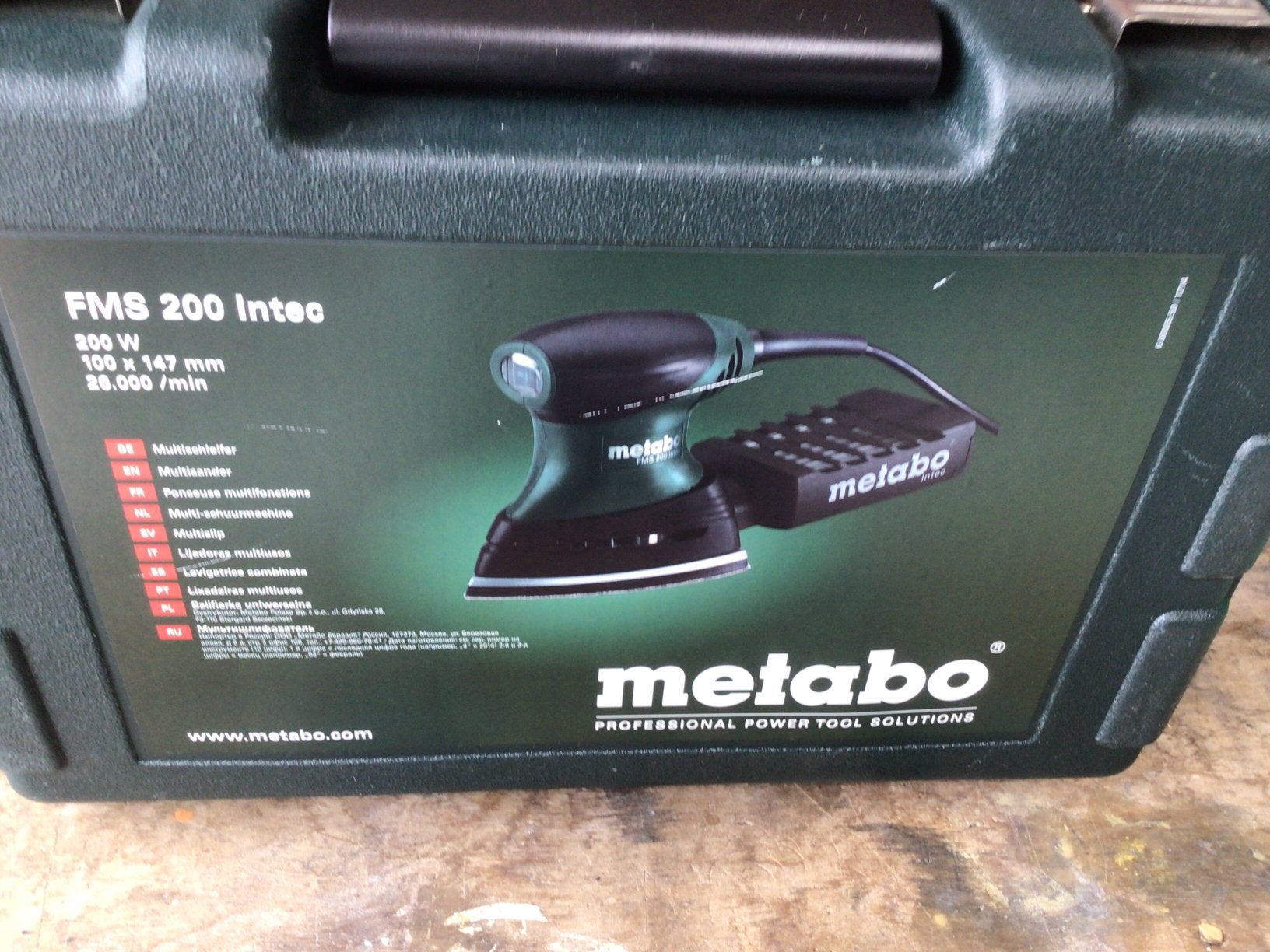Metabo schuurmachine, Ophalen, Gebruikt, Minder dan 600 watt, Vlakschuurmachine