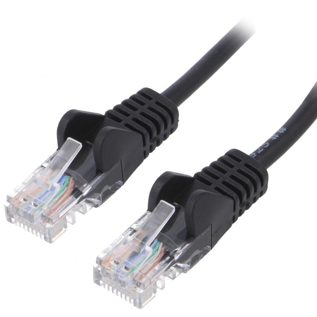 20M CAT5e RJ45 Ethernet Netwerk Kabel - Zwart, Ophalen of Verzenden, Nieuw
