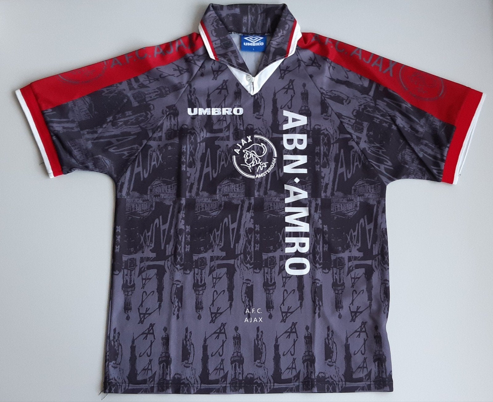 Ajax shirt Umbro seizoen 1996/1997 maat L, Ophalen, Gebruikt, Ajax, Shirt