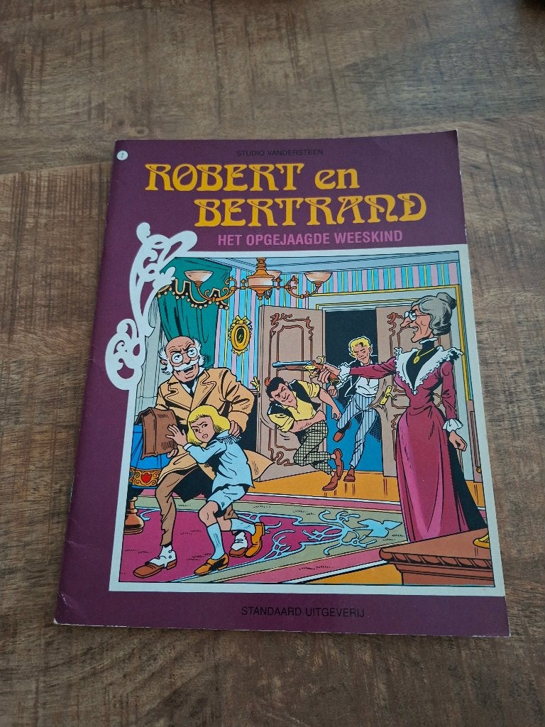 Robert en Bertrand 2 – Het Opgejaagde Weeskind, Eén stripboek, Ophalen of Verzenden, Zo goed als nieuw