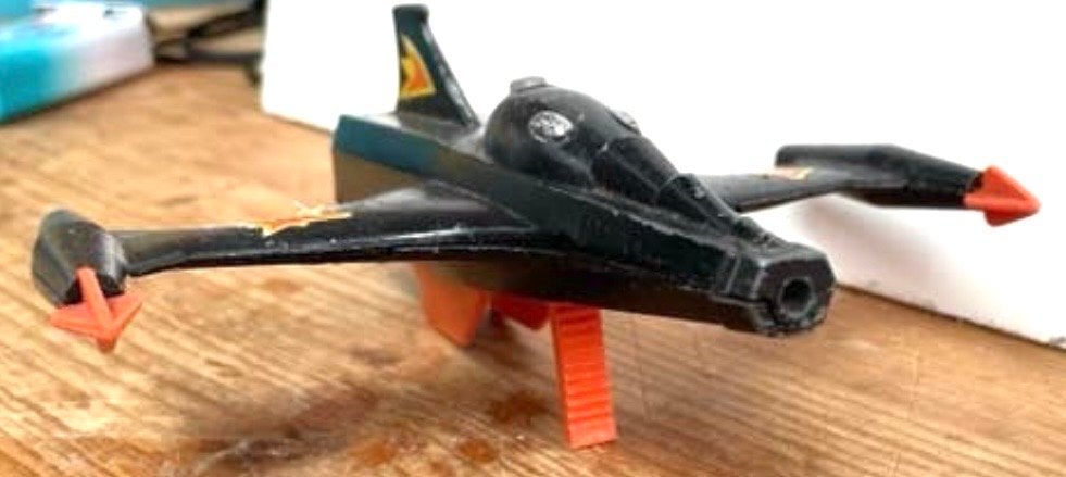 Vintage Dinky Toys Trident Starfighter Ruimteschip, Ophalen of Verzenden