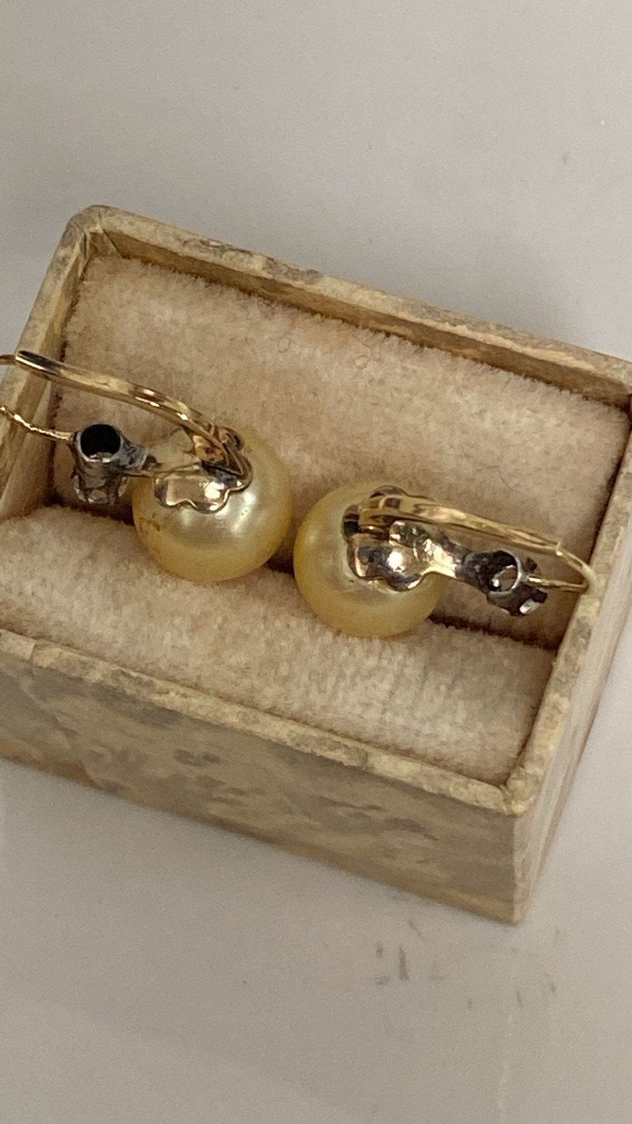 Geel gouden oorbellen 750, Sieraden, Tassen en Uiterlijk, Verzenden, Goud, Oorbellen