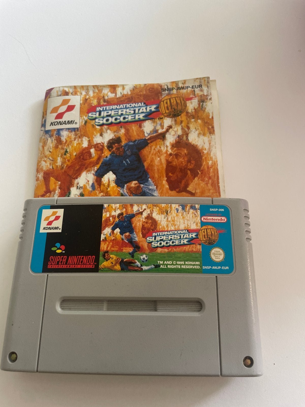 International Superstar Soccer SNES (met handleiding), Gebruikt, 2 spelers, Eén computer, Ophalen of Verzenden