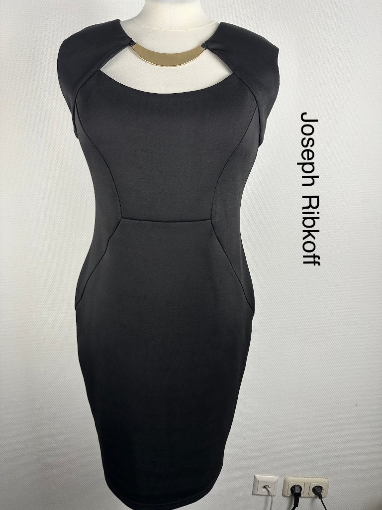 Joseph Ribkoff Jurk  (mt: 42) 22,2/489, Joseph Ribkoff, Joseph Ribkoff, Zwart, Maat 42/44 (L)