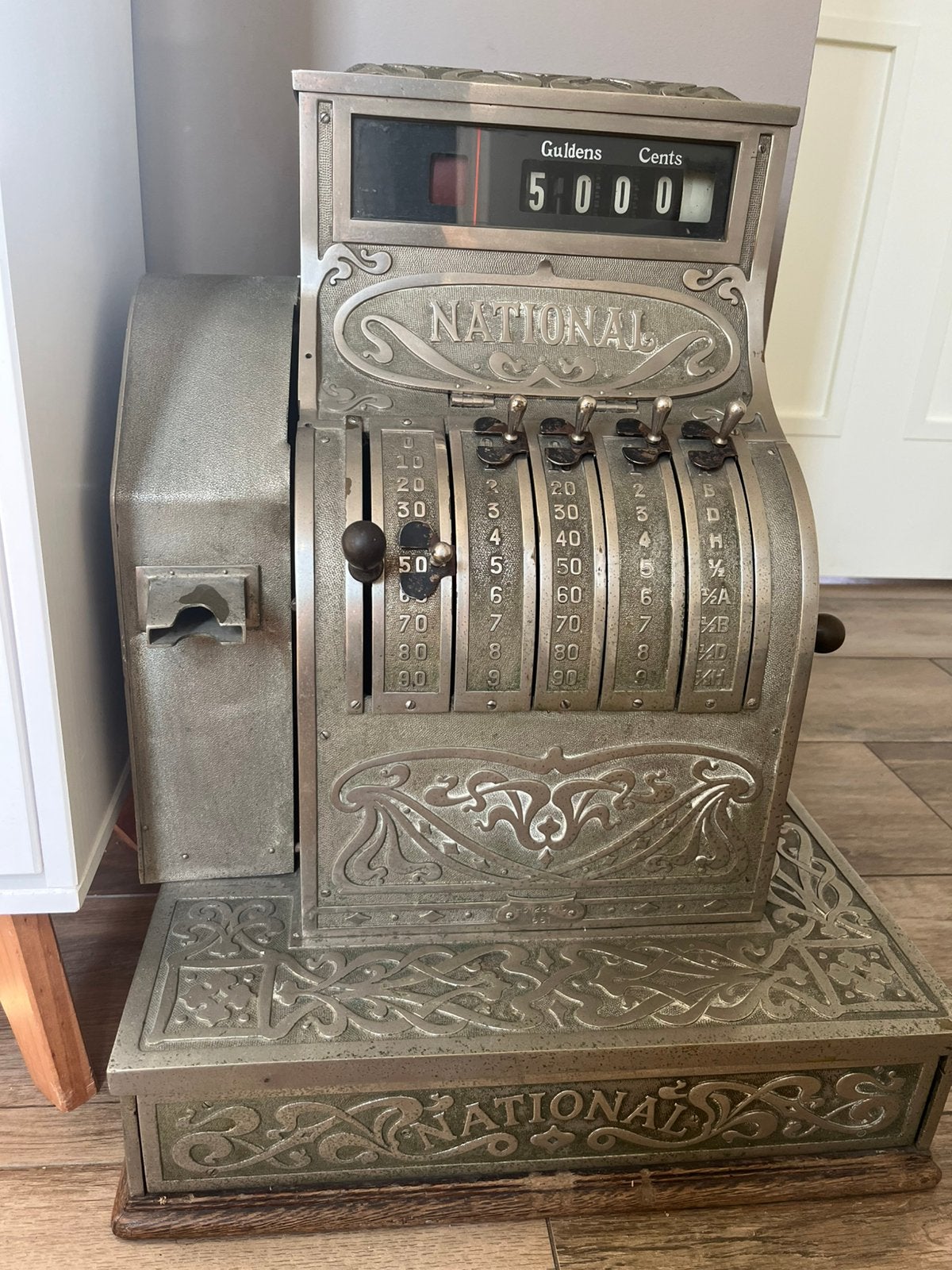 National cash register kassa, Antiek en Kunst, Ophalen