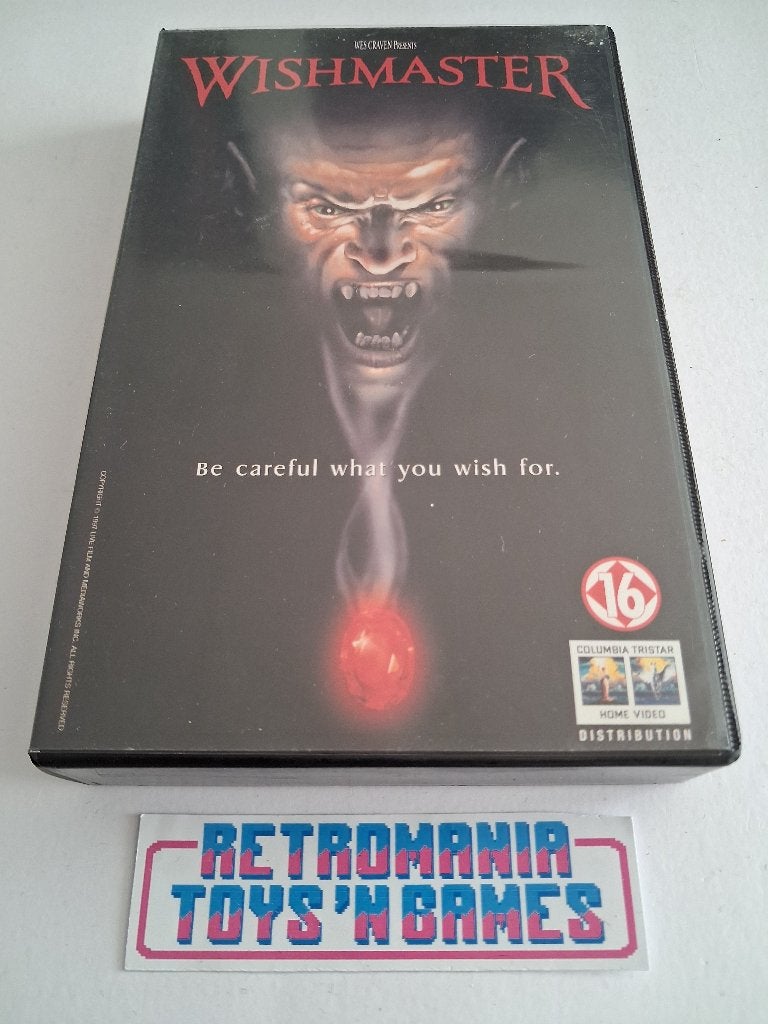 vhs horror - wishmaster, Alle leeftijden, Verzenden, Gebruikt, Actie en Avontuur