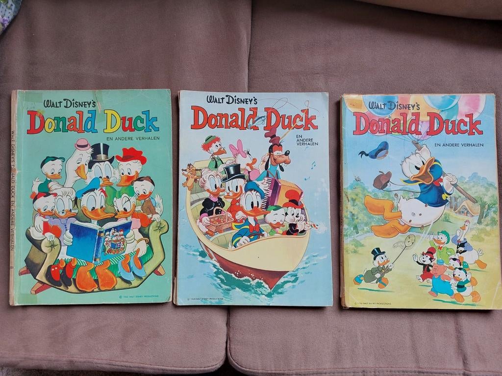 Donald Duck en andere verhalen, 1963, 1966 en 1968, Boeken, Meerdere comics, Ophalen of Verzenden, Gelezen, Europa
