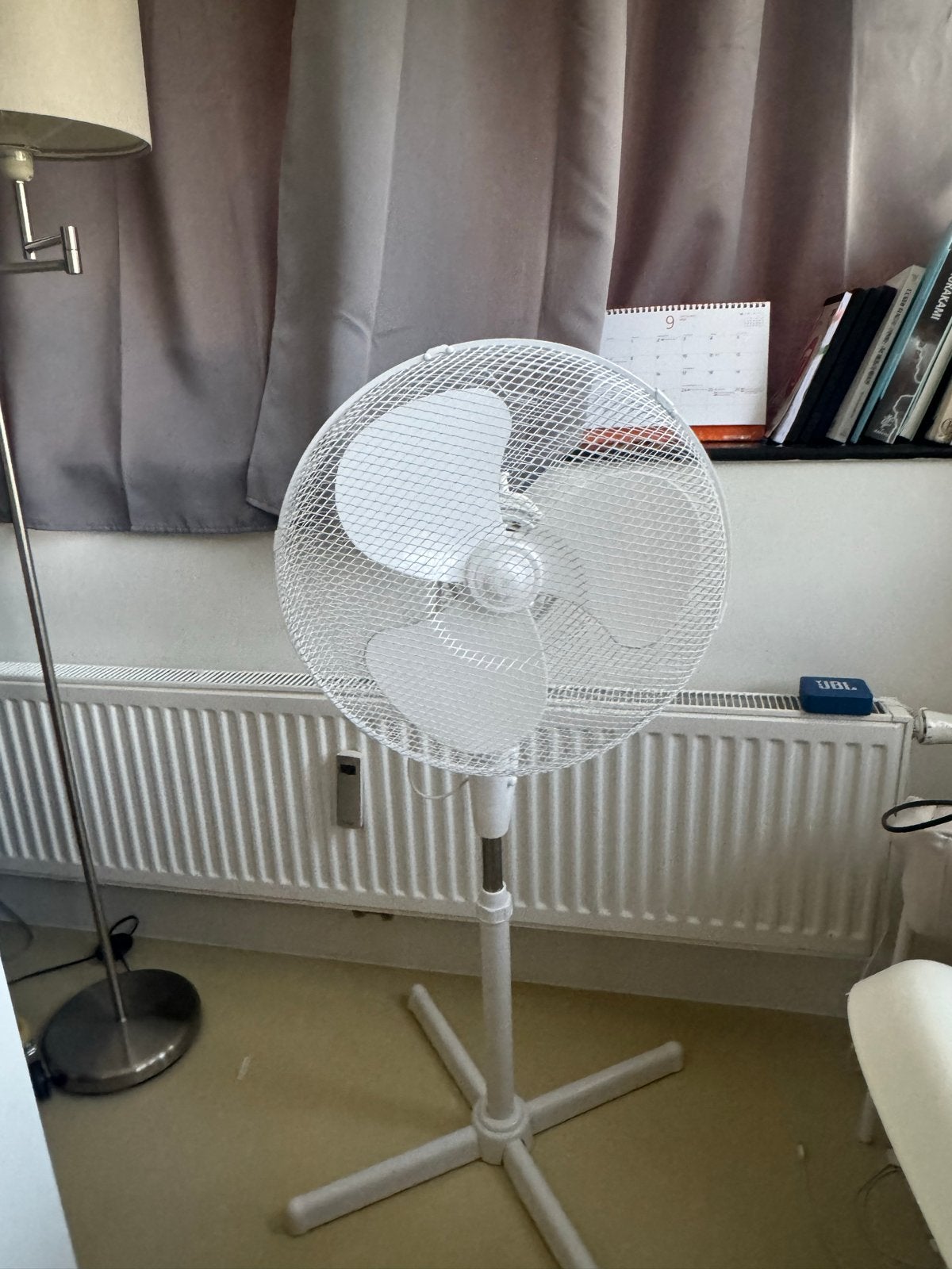 Witte Ventilator - Afneembaar voor Opslag