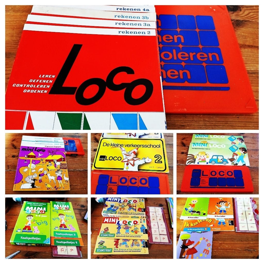 Diverse sets Loco boekjes dozen los en in doos, Ophalen of Verzenden, Gebruikt, Taal en Lezen