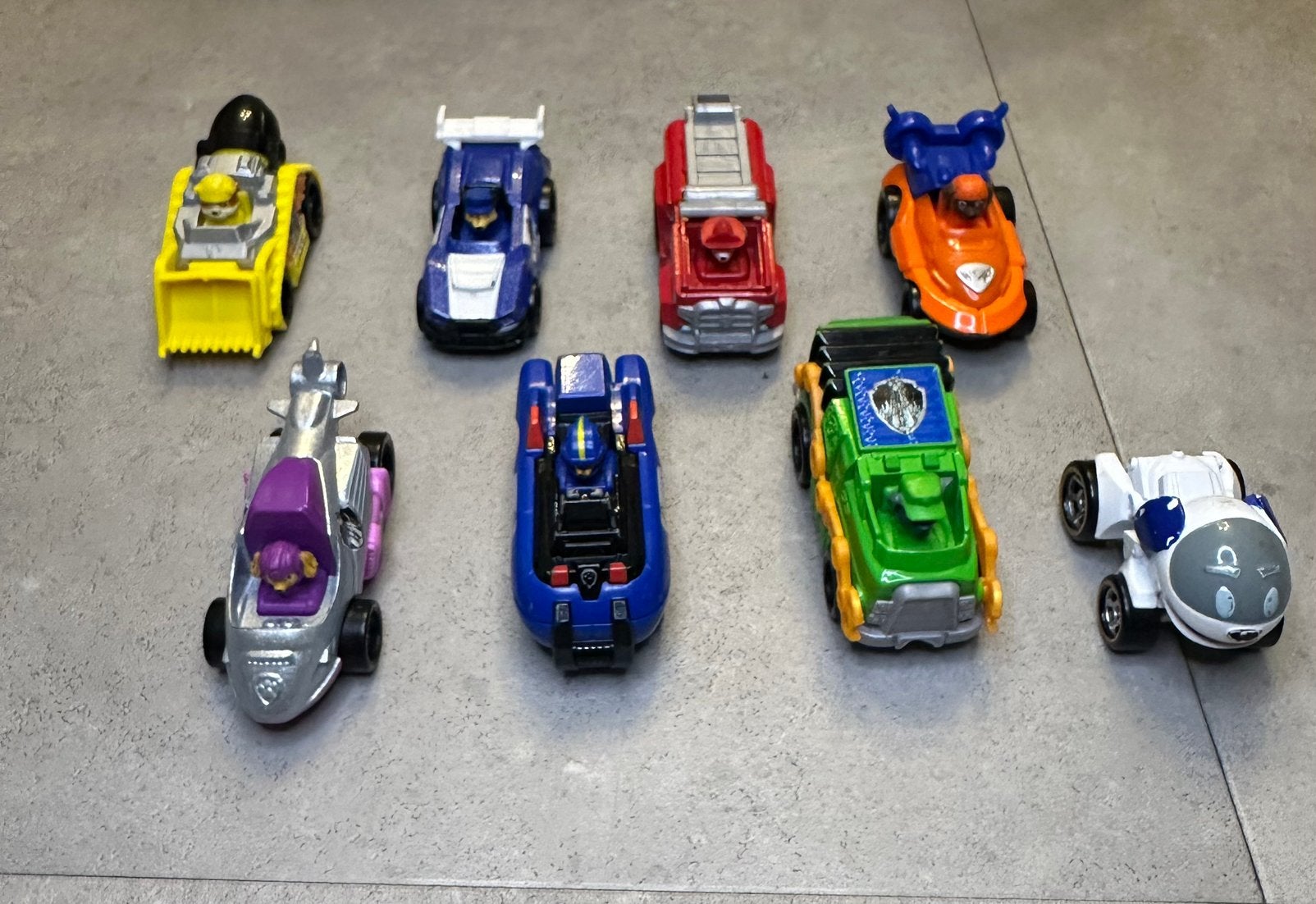 Paw patrol mini autos, Ophalen