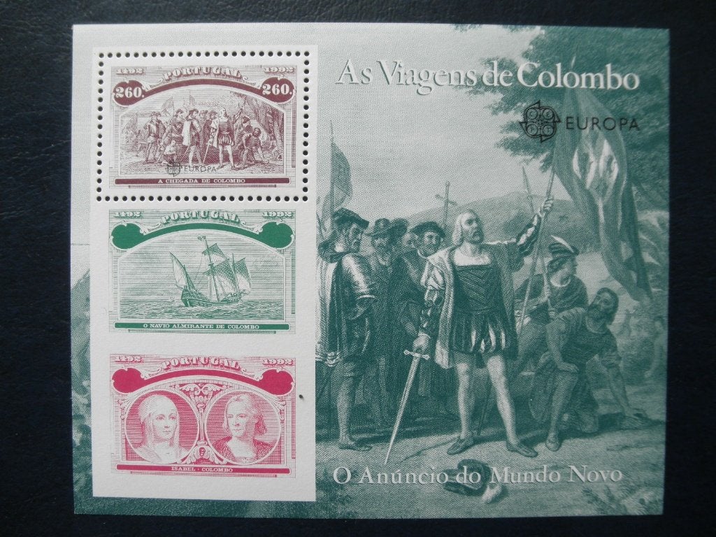 Postzegels Portugal 1992 Columbus blok 11 - cw 4,50 postfris, Ophalen of Verzenden, Postfris
