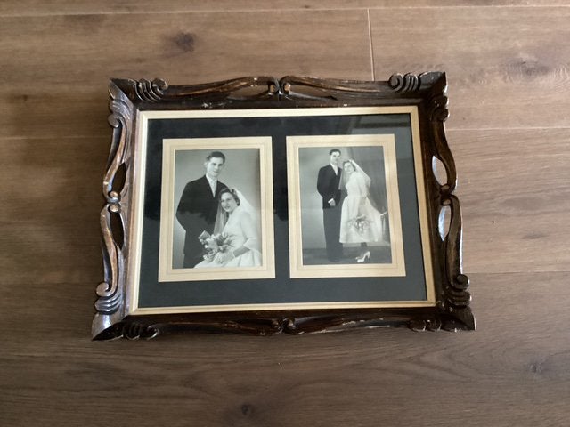 Klassieke vintage fotolijst, Ophalen