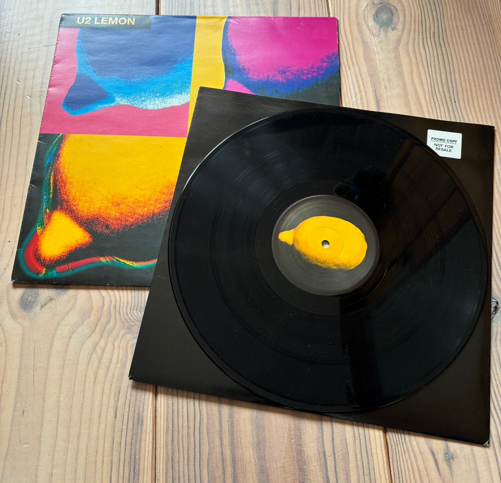 U2 promo 12” Lemon, Cd's en Dvd's, Gebruikt, House, Ophalen of Verzenden, Limited edition