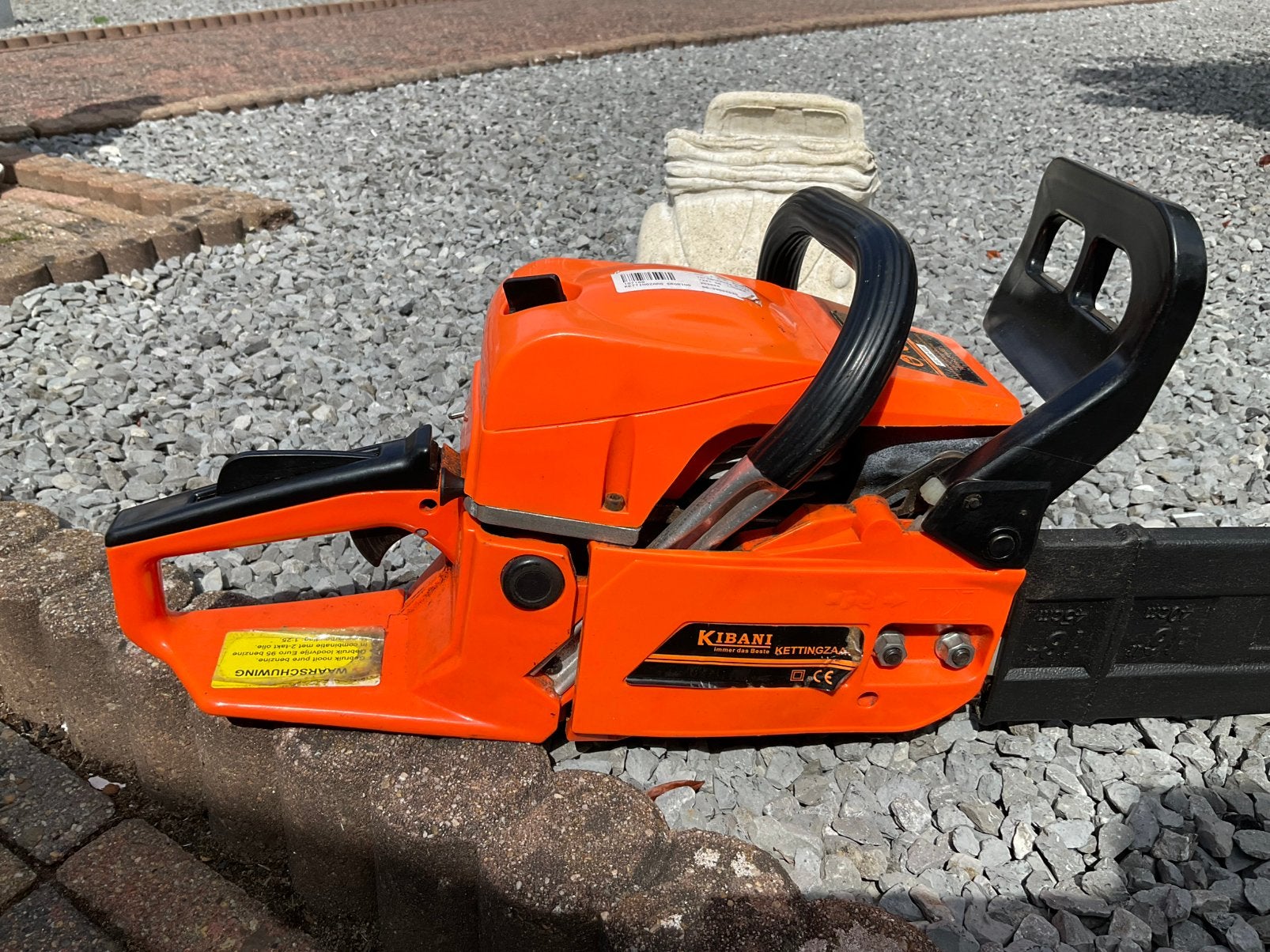 motorzaag kettingzaag benzine 2 takt benzine motor 1:50, Tuin en Terras, Hand-tuingereedschap, Ophalen, Gebruikt