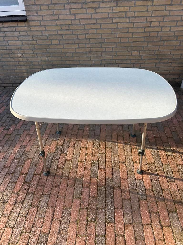 Verstelbare campingtafel, Ophalen, Gebruikt, Campingtafel