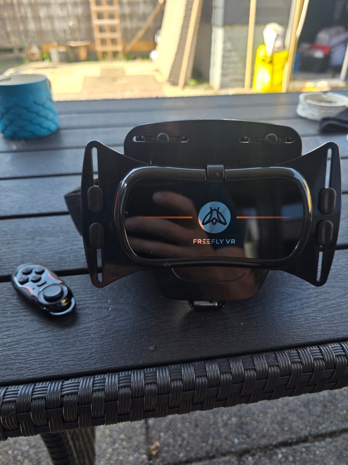 FreeFly VR-bril met controller en hoes, Ophalen of Verzenden, Gebruikt, Sony PlayStation