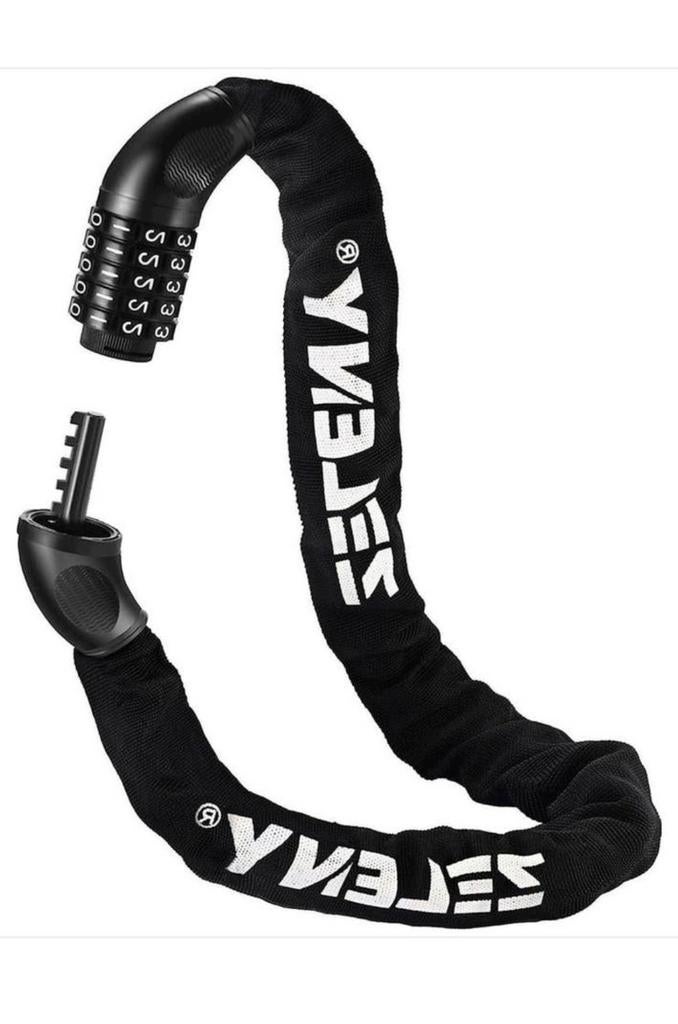 ZELENY Fietsketting Slot - 90cm - 5-Cijferig Combinatieslot, Onbekend, Nieuw, Kettingslot, Ophalen of Verzenden