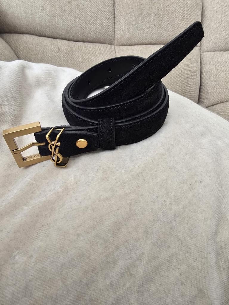 Yves Saint Laurent suède dames riem 85 cm  nieuw!, Yves Saint Laurent, 80 tot 90 cm, 3 tot 5 cm, Nieuw