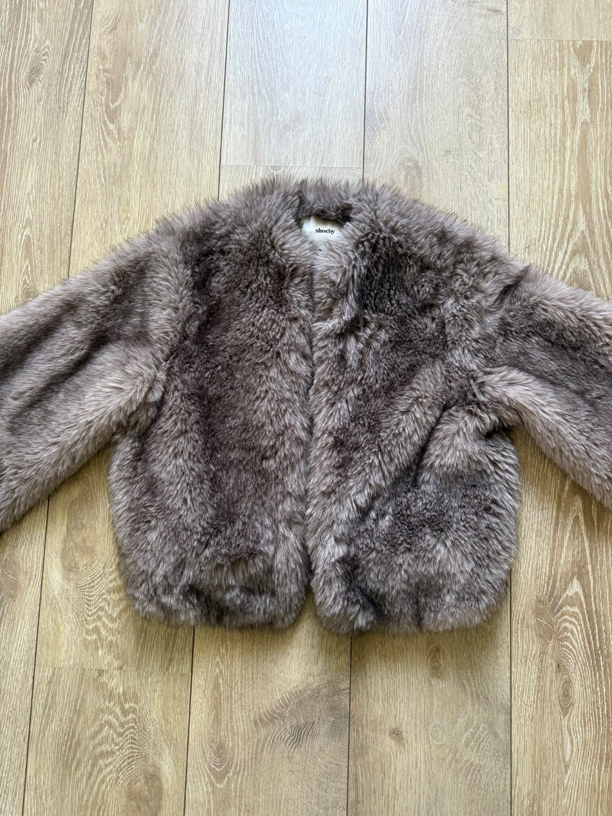 Shoeby kort nep bontjasje winterjas- Maat XS/S, Ophalen of Verzenden, Zo goed als nieuw, Maat 36 (S), Bruin