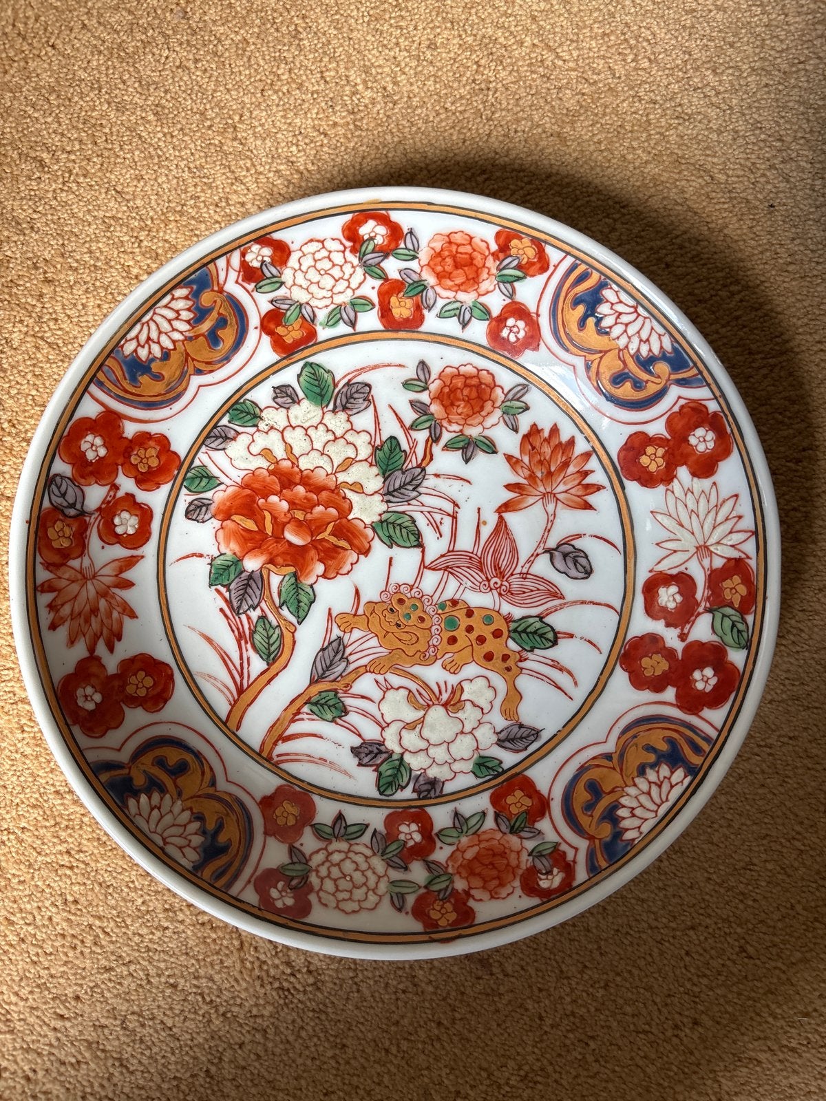 Chinees Imari bord – Huarong Tang Zhi – Antiek, Ophalen