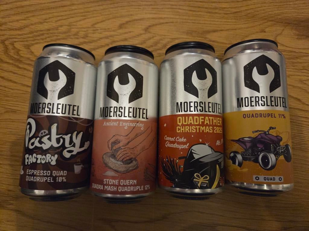Moersleutel speciaalbier 4x, quadrupel, Verzamelen, Ophalen, Flesje(s), Overige merken