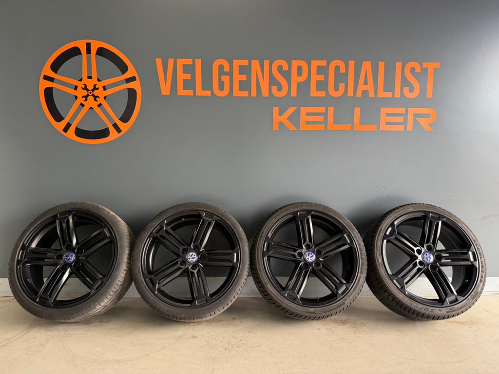 Volkswagen Golf 6R Talladega velgen 5x112 235/35/19 netjes, 19 inch, Banden en Velgen, Ophalen of Verzenden, 235 mm