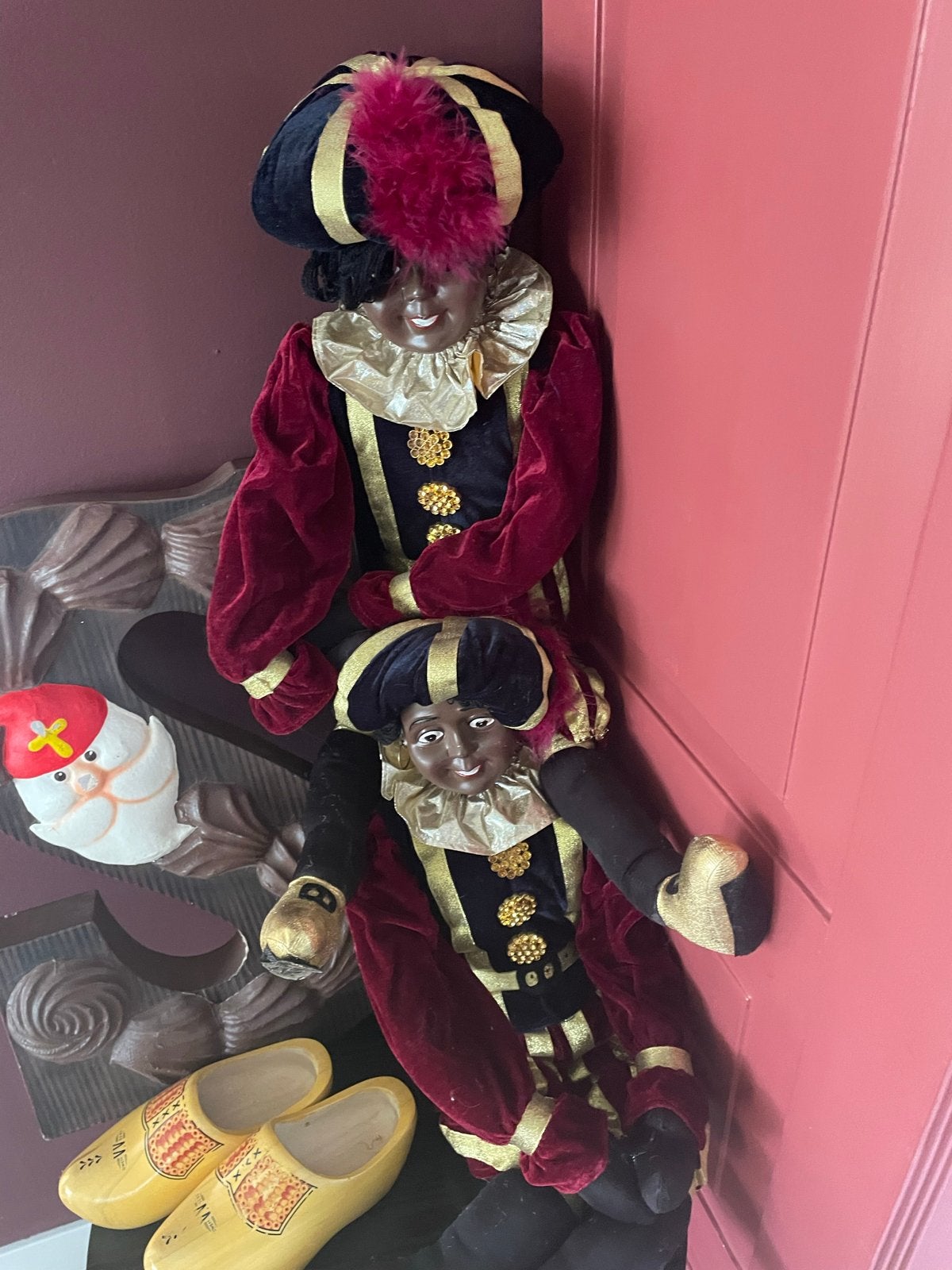 V&D etalage sinterklaas en Piet, Ophalen of Verzenden, Gebruikt