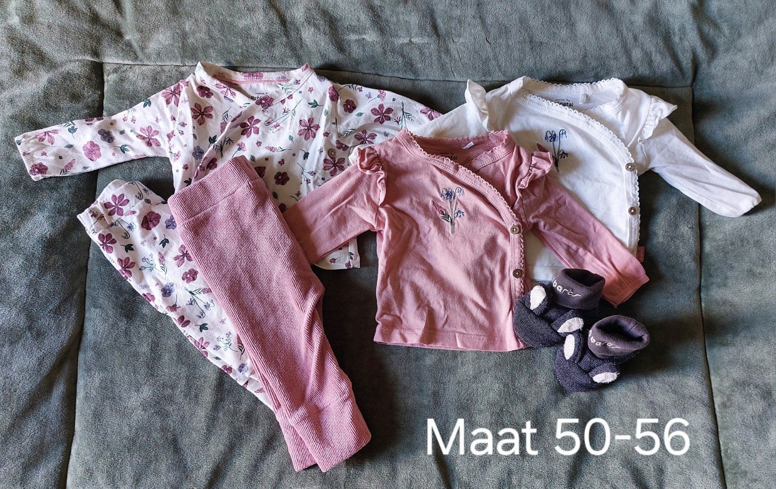 Pakjes maat 50-56 meisje, Kinderen en Baby's, Babykleding | Maat 50, Gebruikt, Meisje, Ophalen of Verzenden, Setje
