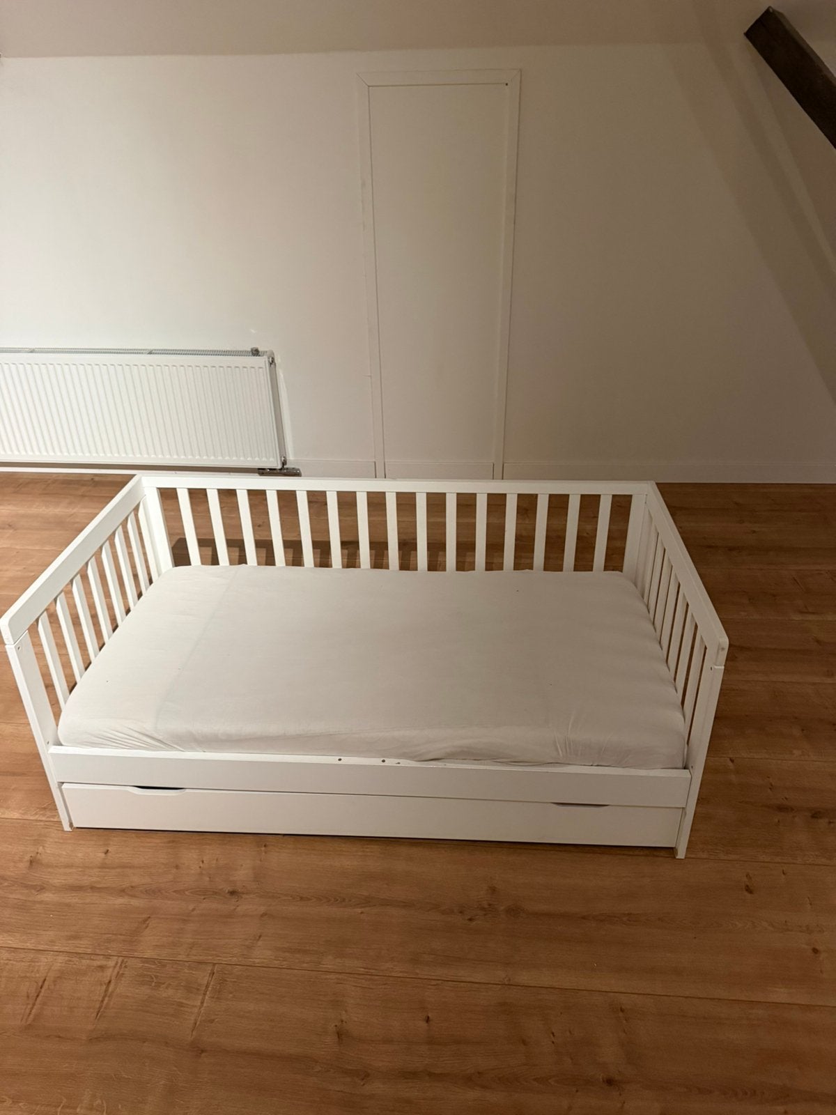 Petit amelie peuterbed met lade, Ophalen, Gebruikt, 70 tot 85 cm, Minder dan 140 cm