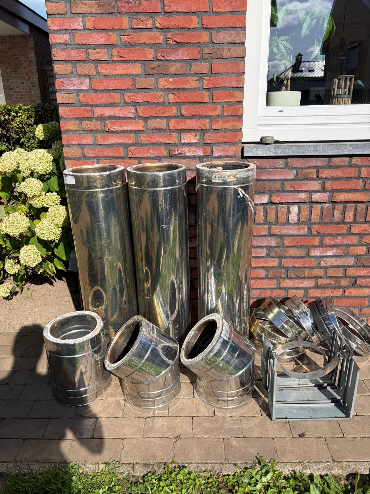 Isoduct 200/270 Rookkanaal, Ophalen, Zo goed als nieuw, Hout, Houtkachel