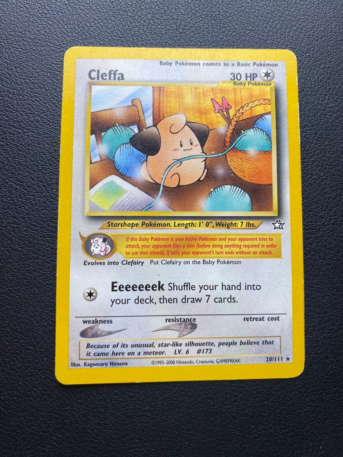 Cleffa - Neo Genesis - 20/111 - Pokemon kaart, Ophalen of Verzenden, Zo goed als nieuw