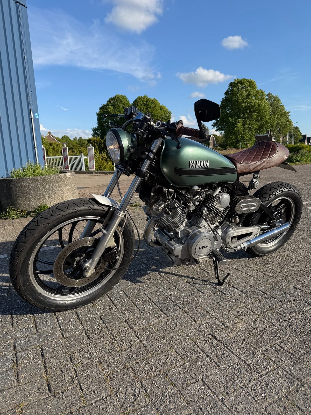Unieke Yamaha Virago XV750 Cafe Racer - Custom Build, 750 cc, 2 cilinders, Motorrijbewijs A, Gebruikt