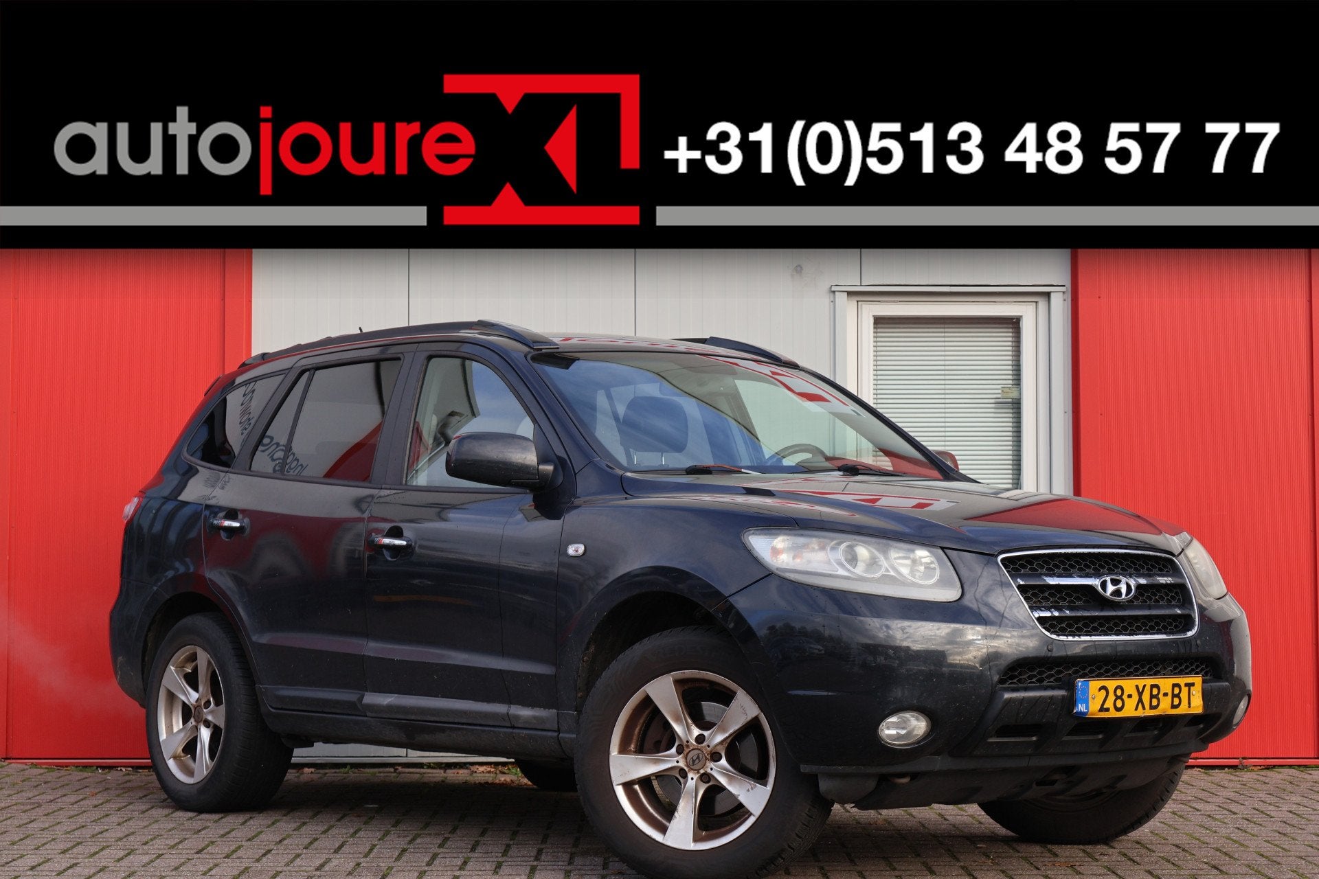 Hyundai Santa Fe 2.7i V6 Style 7p. | Origineel NL | Climate, Auto's, Hyundai, Voorwielaandrijving, Santa Fe, Gebruikt, Zwart